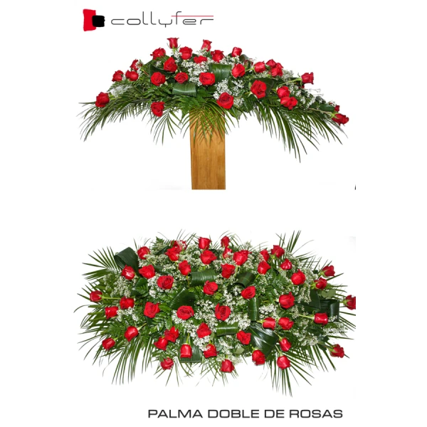 PALMA DOBLE DE ROSAS